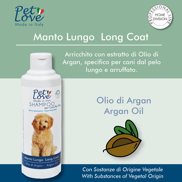 SHAMPOO FOR  LONG COATED DOGS 