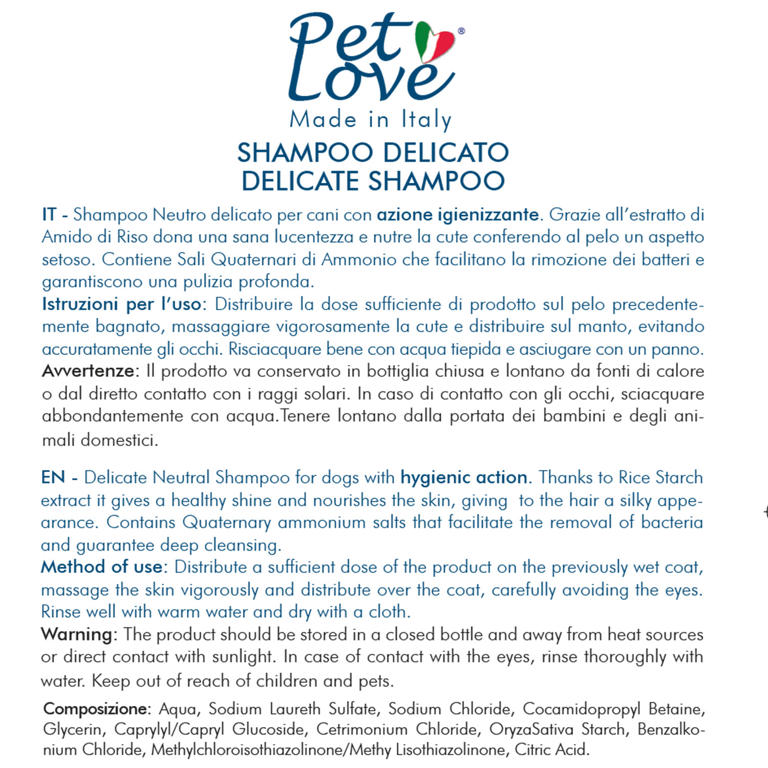 SHAMPOO FOR DOGS 