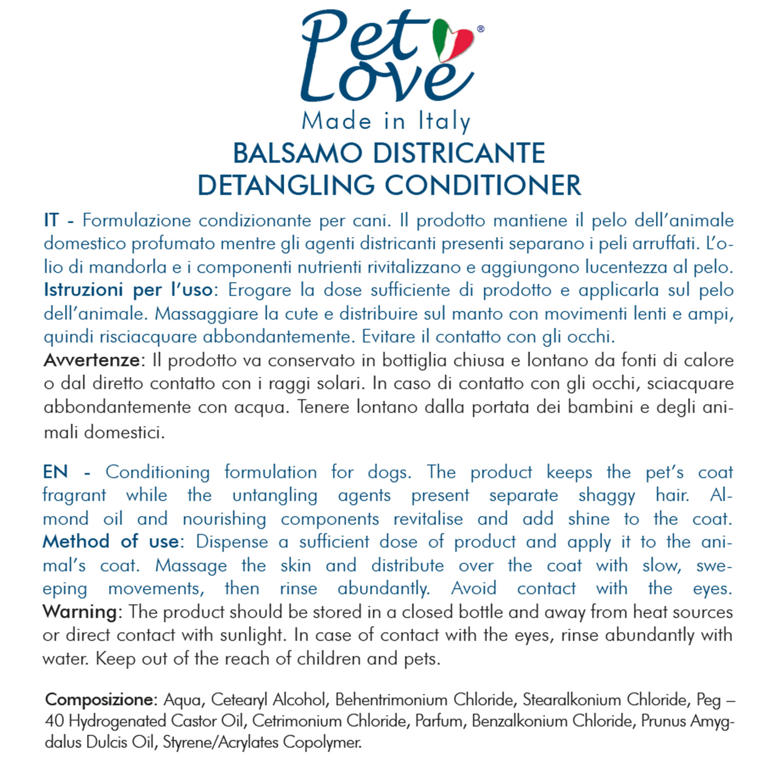 DETANGLING FOR DOGS 