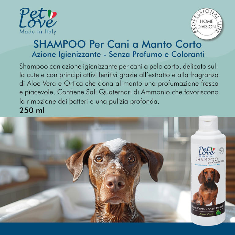 SHAMPOO FOR  SHORT COATED DOGS 