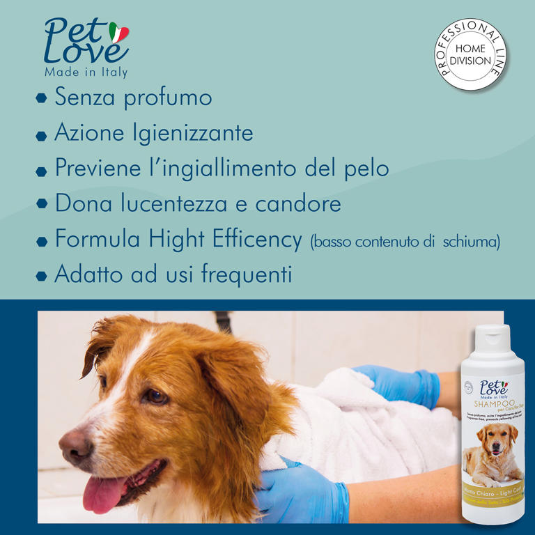 SHAMPOO FOR  LIGHT COLOURED DOGS 