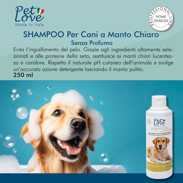 SHAMPOO FOR  LIGHT COLOURED DOGS 