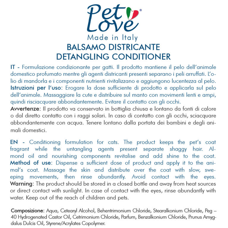 DETANGLING FOR CATS 